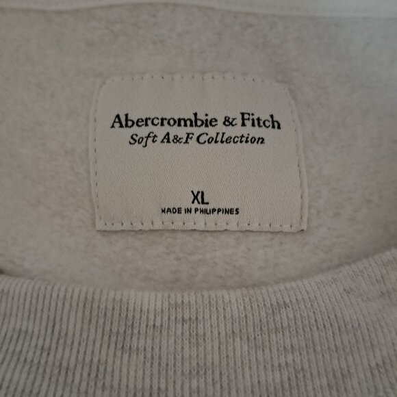 Vintage Abercrombie & Fitch Soft Collection SweatShirt  XL Gray/ Red Pullover - Picture 6 of 8